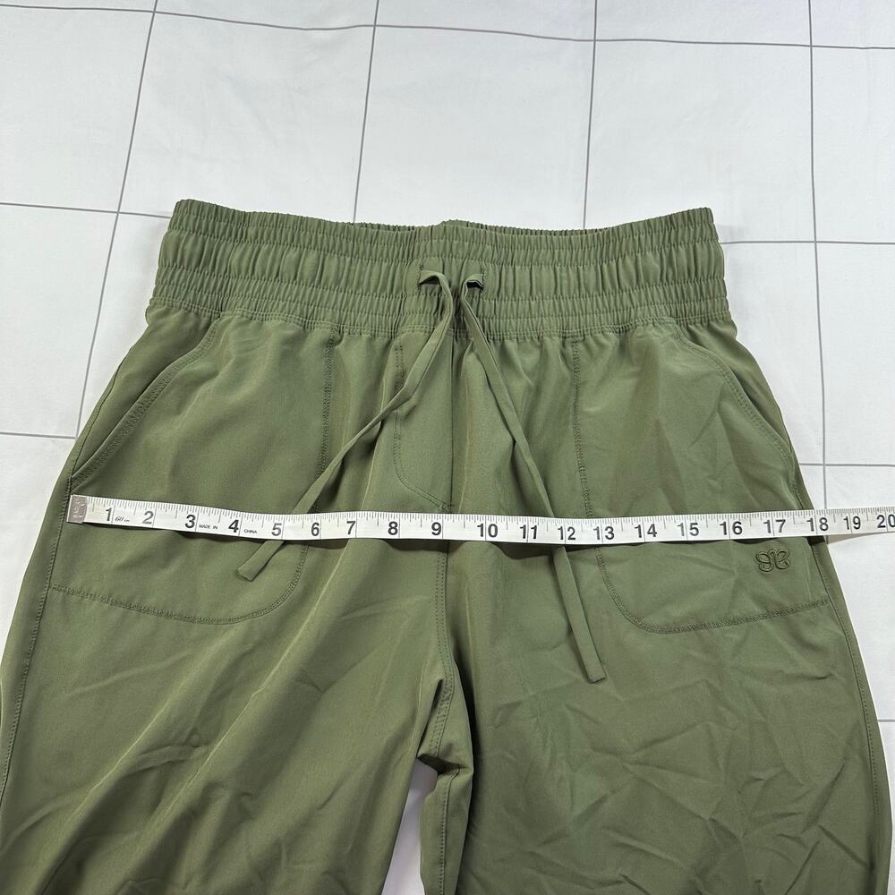 Albion Pants Womens Medium Green Olive Destination Jogger Athletic Sporty Travel - Picture 7 of 11